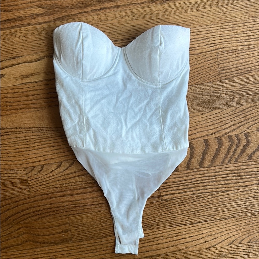 Lulu's White Bra Intimates with Structured Support